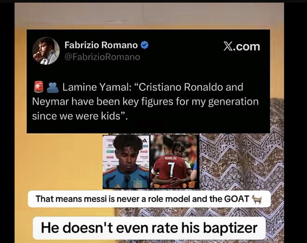 Bigdunss's tweet photo. He no even rate he Baptizer😂 https://t.co/U9iK0wmVV1