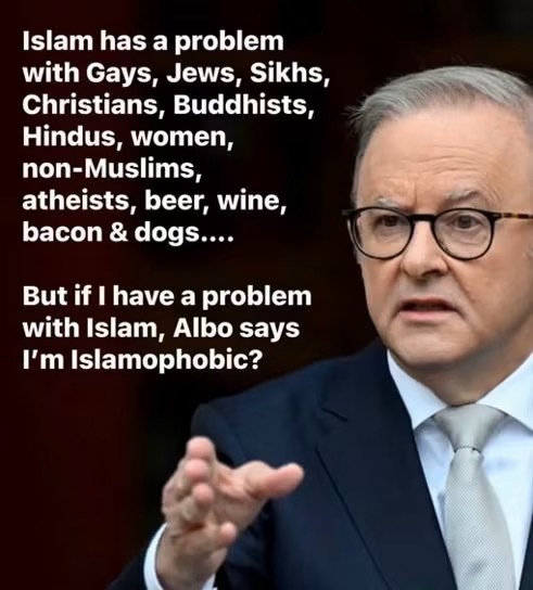 MRobertsQLD's tweet photo. Radical Islam is the world’s biggest killer of Muslims

Radical Islam is an ideology of control, like Communism, Socialism & Nazism

Radical Islam pushes hate, punishment and cruel control based on fear & terror

Radical Islam destroys human civilisation

What does Australia’s PM not understand?