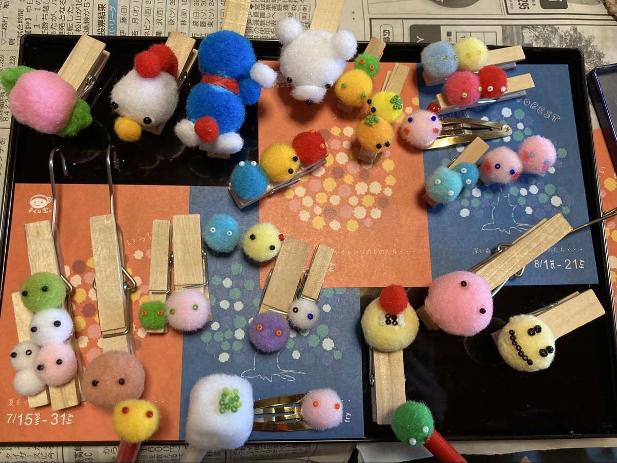 ikpbb's tweet photo. ボンボングッズワークショップ、作品作りも、好きなものの話題も、ワクワクする楽しい会でした。ご参加くださいました皆さん、ありがとうございました😊 https://t.co/QwABzcMCB2