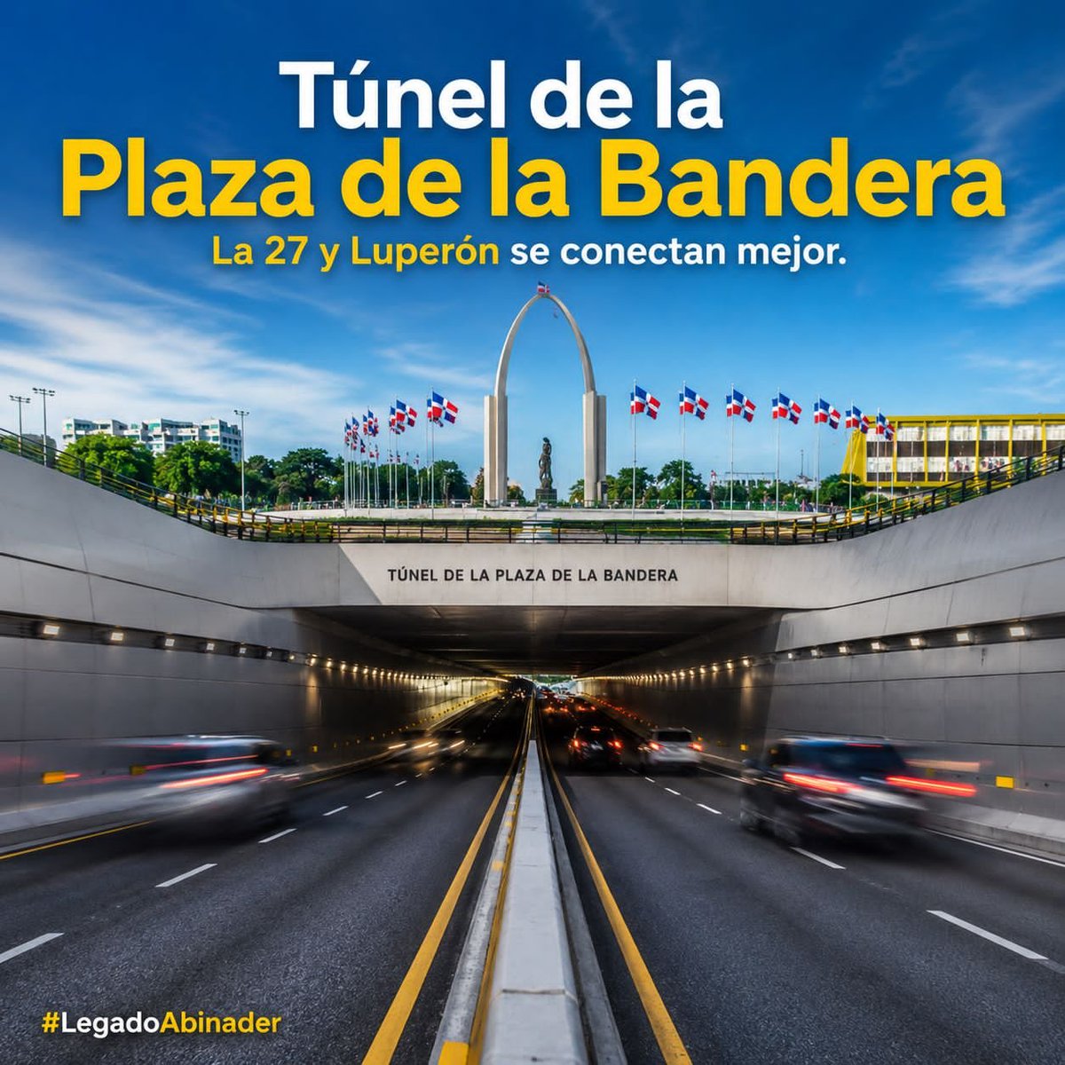 felix_henriq's tweet photo. Ya fue inaugurado el tunel de la Plaza de la Bandera
#RDAvanza https://t.co/ebjQcDrTZt
