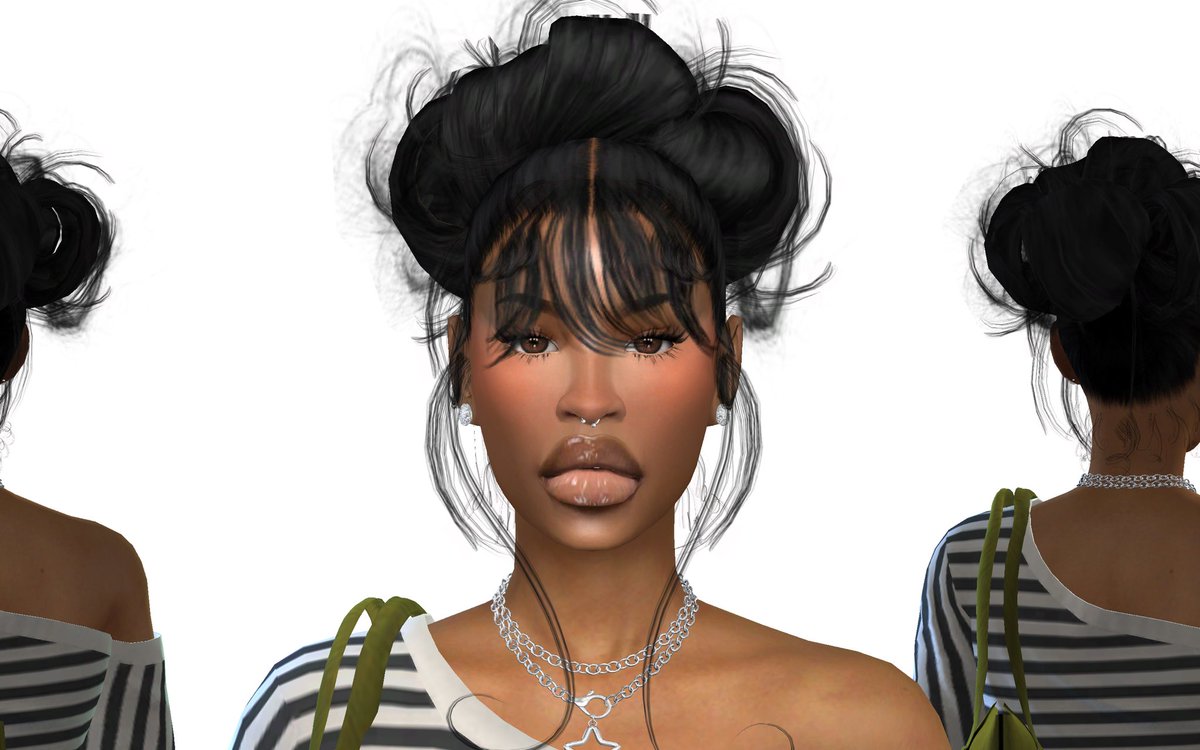 soulangee's tweet photo. new hair by @kikovanitysims OBSESSED 🤏🏾 https://t.co/WsYmqVyPm3