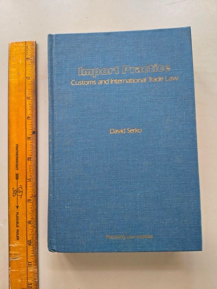 max_rainet's tweet photo. Import Practice 1985 David Serko * Customs Int'l Trade Law w addendum 2e * RARE | eBay https://t.co/eguL0DN72f https://t.co/1jTM4BfKac