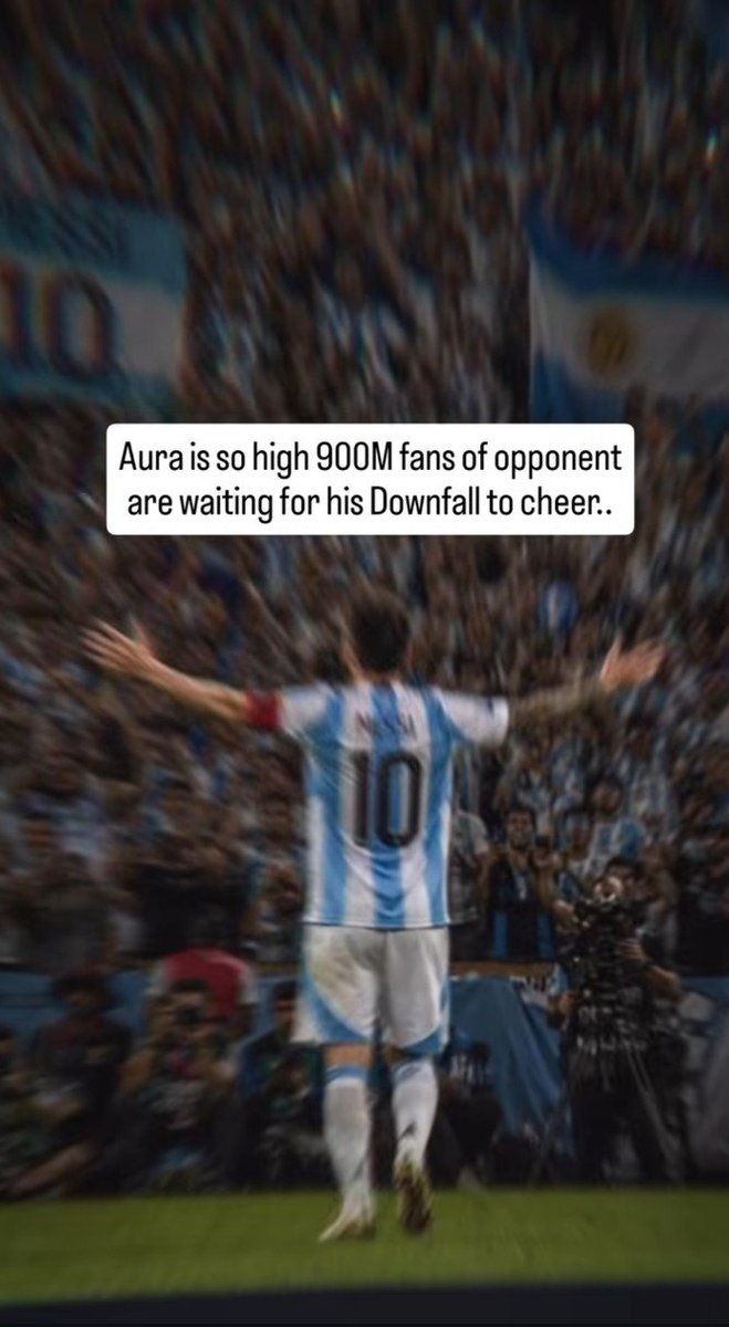 BakarHamed's tweet photo. No way you R A baller no way you R Emperor Witness him @PELE Acknowledge him @MARADONA Talk about him @CRUYFF force them to Admit PLATINI Tell the truth @zozou
Isn't he the BEST Isn't he SPECTACULAR Isn't hethe GREATEST Isn't he the MAN OF THE HISTORY @MESSI MESSI🐐 https://t.co/92w7SOTRf1
