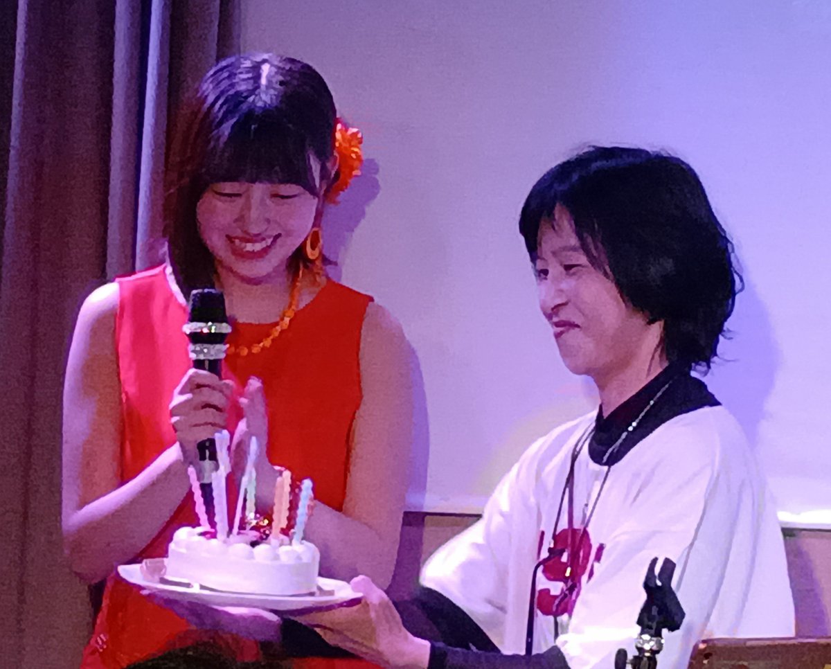 風香ちゃんのBD-LIVE サプライズ？で、まつかよちゃんが登場！ ケーキ