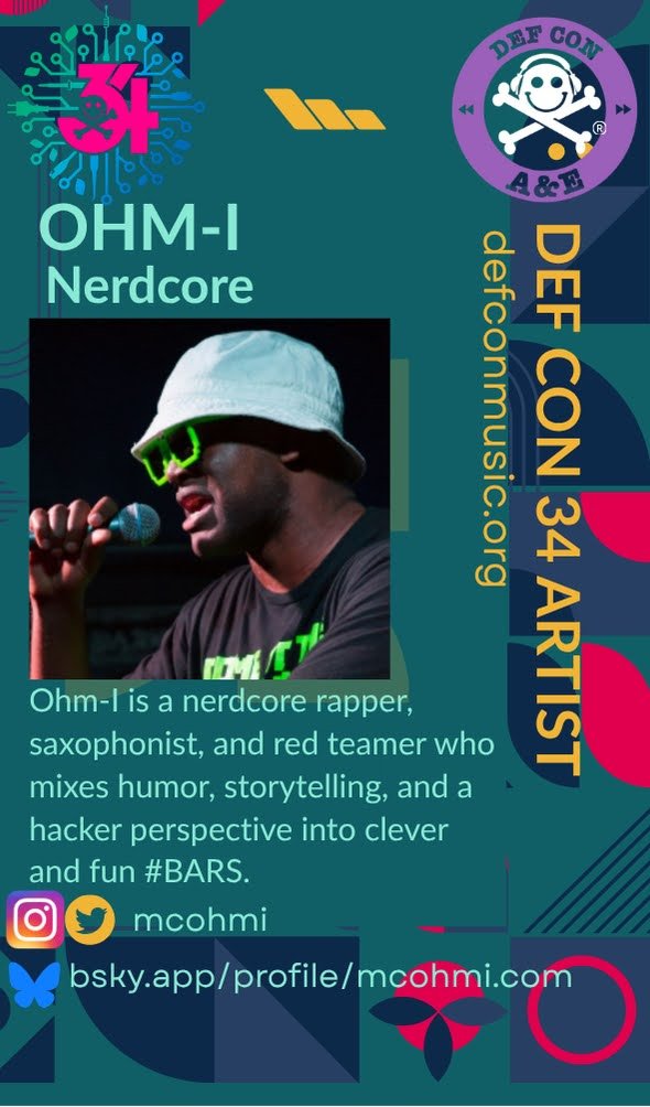 defcon_music's tweet photo. Coming soon to a #DEFCON near you! 

#defcon34 #DC34 @defcon @DefconParrot @mcohmi https://t.co/GvuWvz8PDm