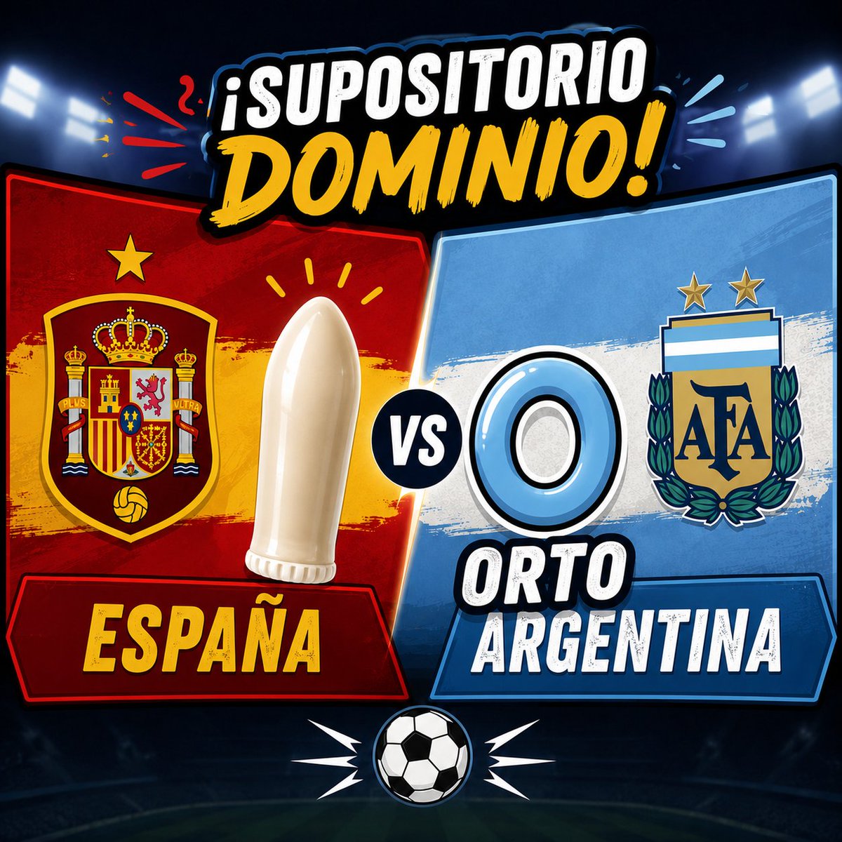 DEPacorro1964's tweet photo. @DAZN_ES Hayan hecho lo que hayan hecho los argentinos el resultado es el que es, hemos ganado los mejores,  y a Paredes le dedico con todo mi cariño un remedio para su cólera,  un buen supositorio para que se relaje ... https://t.co/mUyQyYYGrc