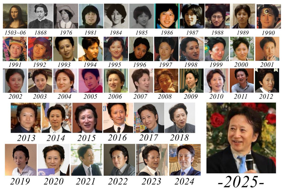 ppppppppch's tweet photo. 絵は変わっても、本人は変わらないことで有名な現人神荒木飛呂彦。 https://t.co/3KpQ3LZIw8