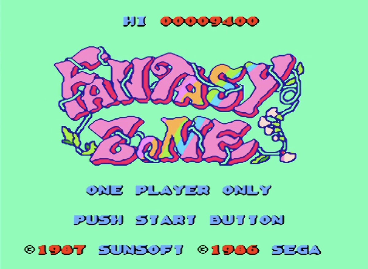 7月20日はファミコン版のファンタジーゾーンの発売日でしたか。39年前
