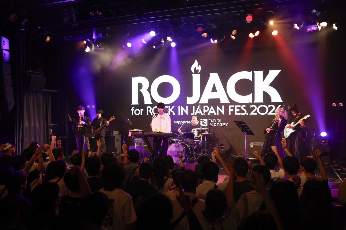 okaji_drum's tweet photo. RO JACK決勝Liveにて岬小次郎くん（@rrr_misaki）のサポートで出演させていただきました。

ROCK IN JAPAN FESTIVAL 2026への出演も決まったのでこのチームでぶちかまします🔥🔥

優勝本当におめでとう！
約1100組の応募者の中から優勝した岬くんの曲のパワー🤩

Photography: @tamaishingo22 https://t.co/pbU7IA2tZV