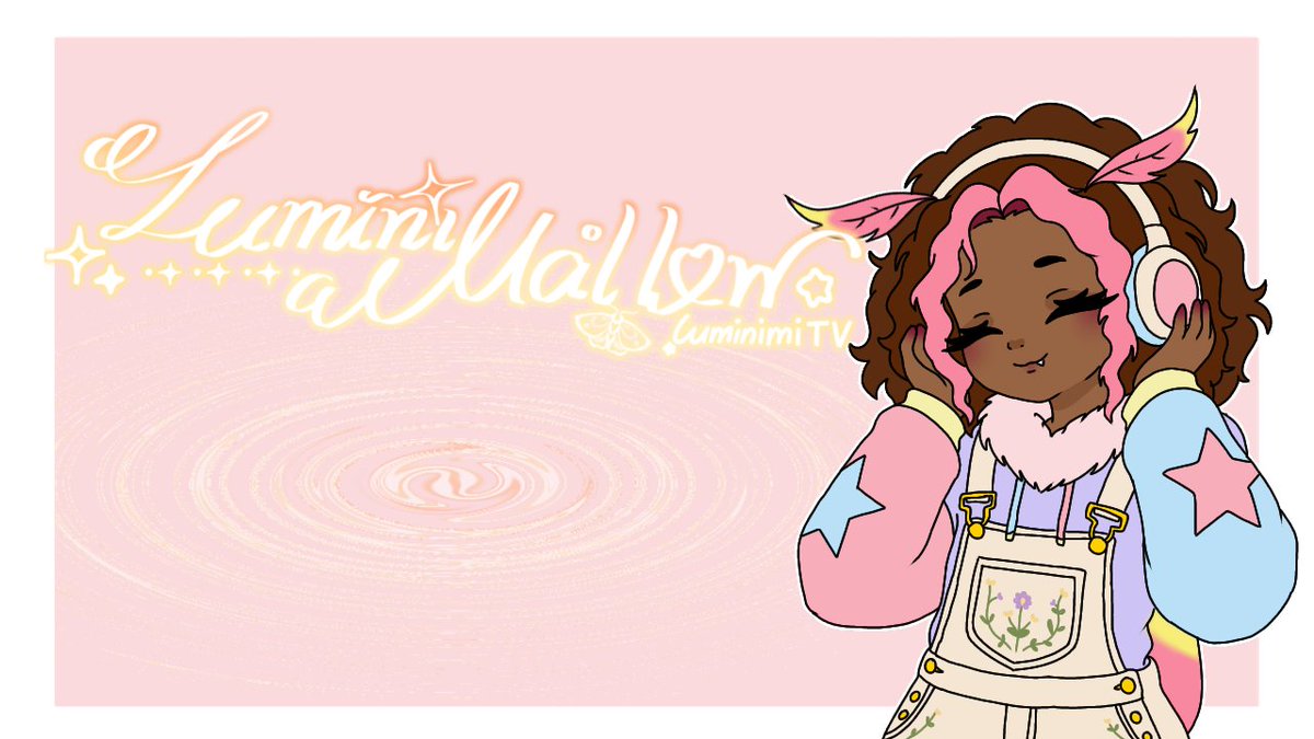 LuminimiTV's tweet photo. Banner by myself! Name logo by TataNya!🩵 https://t.co/VafJUCdEb6