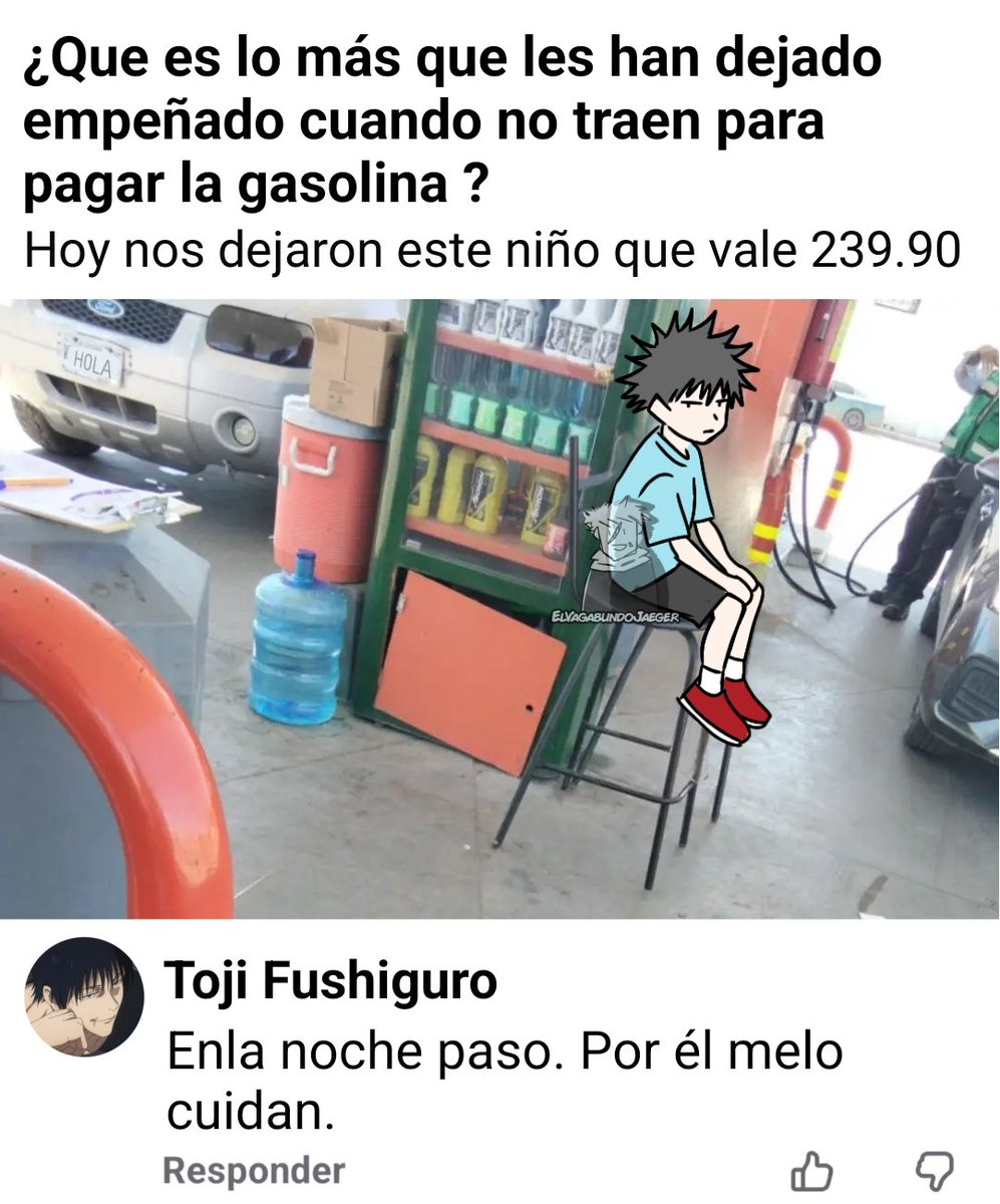 VagabundoJaeger's tweet photo. Regresa por Megumi y no le paga la gasolina. https://t.co/J9q6JubD5r