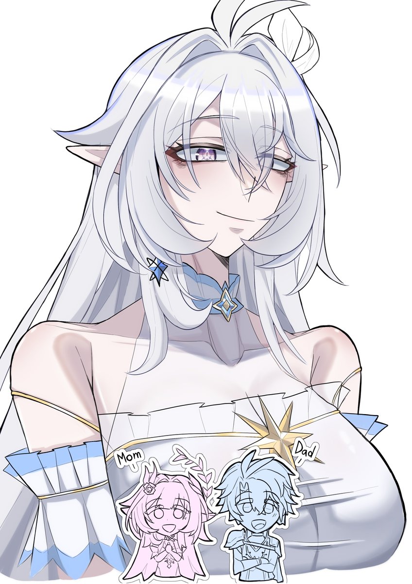 Reonix_art's tweet photo. Their daughter in 2 versions. https://t.co/NobZ4fd6I5