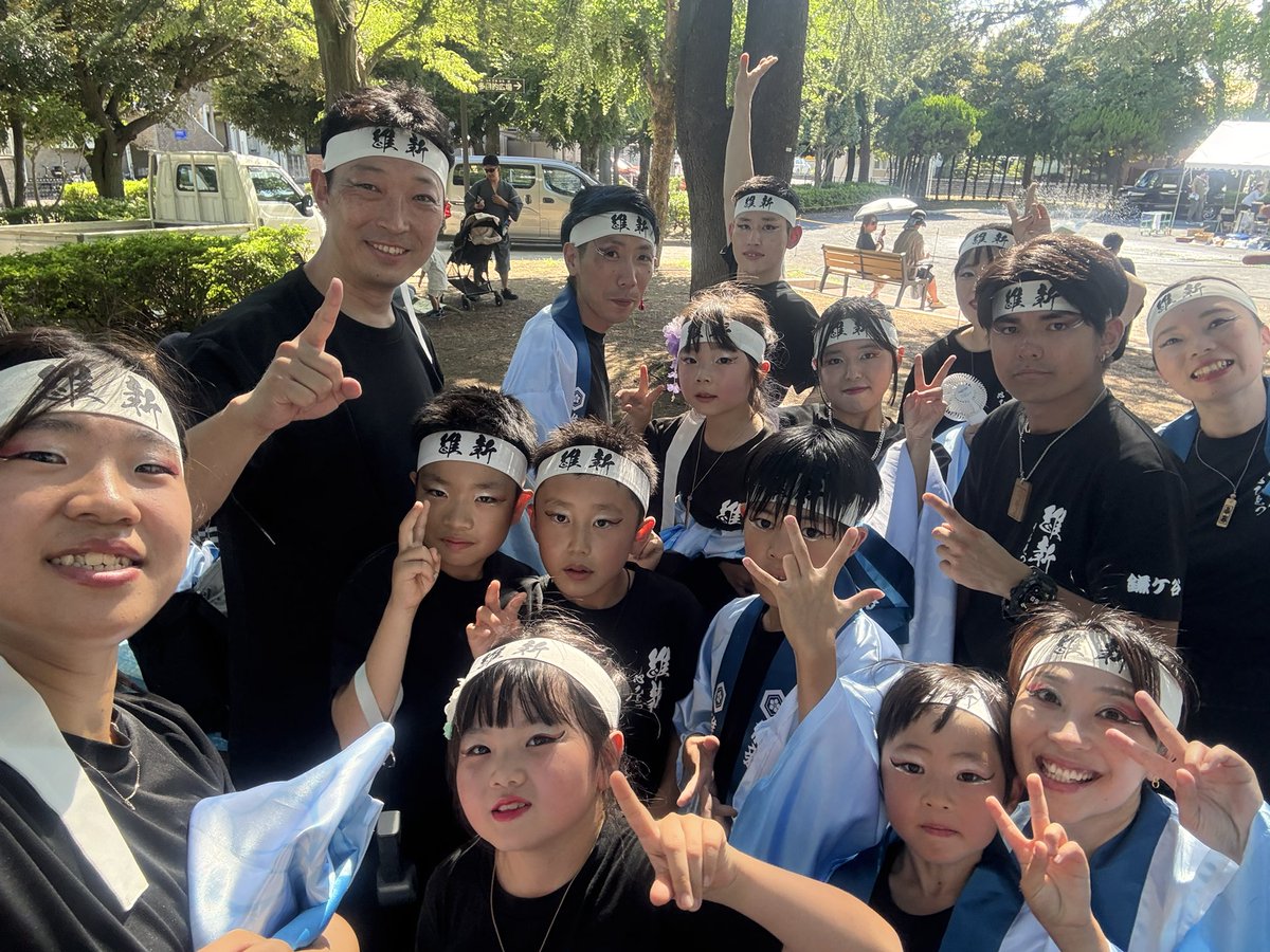 Yuka200422's tweet photo. 7.19新松戸祭り！
夏の陣開始！とともに天気に恵まれたのは良かったけど暑すぎる🥵
でも乗り切るぞ！みんな頑張ろうね！
楽しもう！バカになろう？笑笑
 #よさこい  #夏の陣  #維新心ひとつ https://t.co/uZYaYVKwpe
