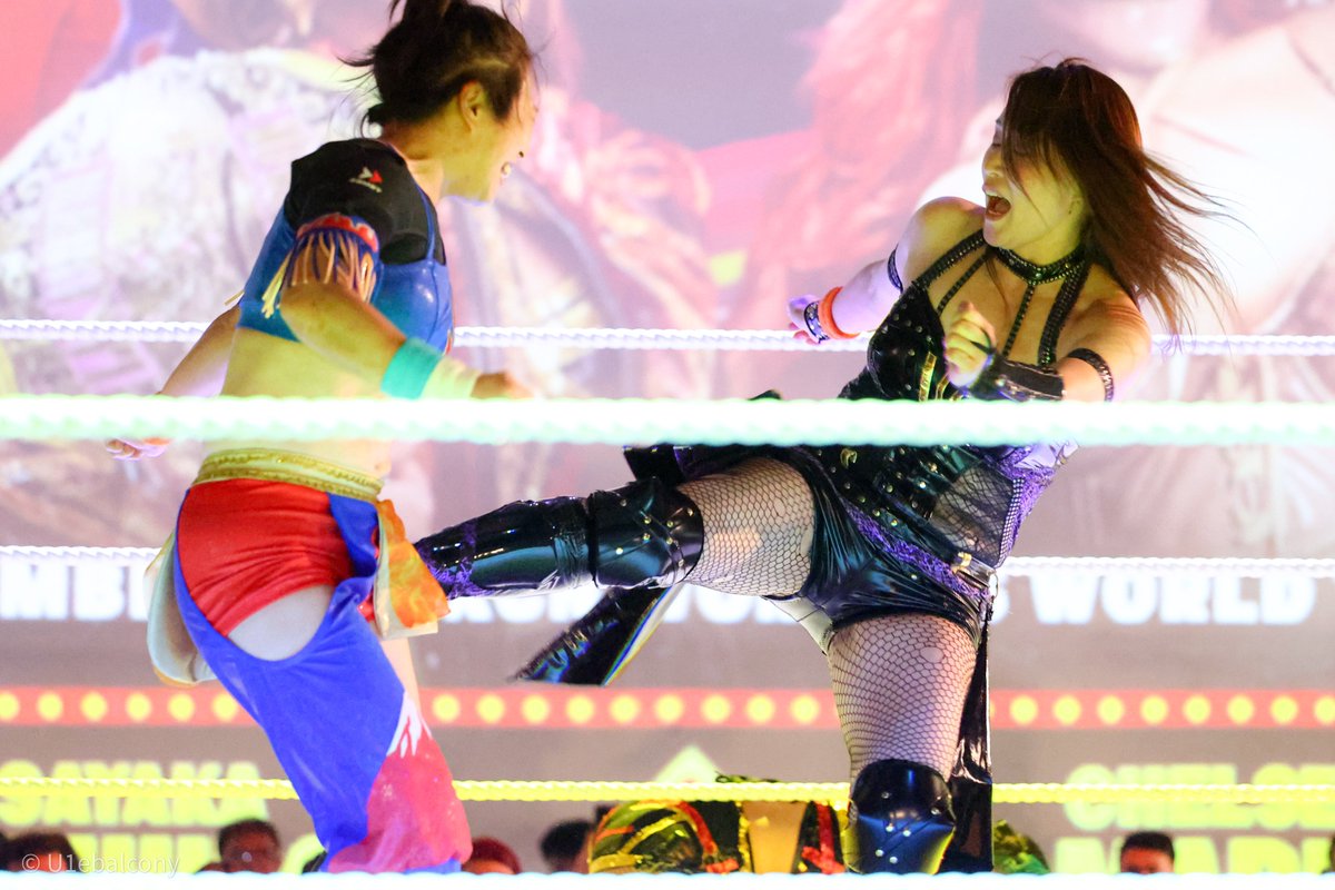 U1ebalcony's tweet photo. DXCN “Ay Sus”
チョコプロvsフィリピンの構図になったり、個々の争いになったりと目まぐるしく移り変わった4way王座戦
帯さんにも桐原さんにも、現地のファンから声援が飛んでいたのが、この遠征の成果だったんじゃないかと思います
#帯広さやか #桐原季子
#dexconph
#ChocoPro
#ChocoProManila https://t.co/VH2Tj6togY