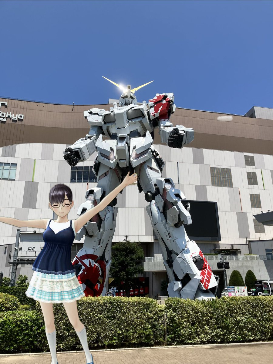 Yi2xQ's tweet photo. 海の日なんで
海沿いのお台場に来てみました♫
愛花「RX-0 ユニコーンガンダム Ver. TWC FINAL仕様見られたね」
＃loveplus ＃ラブプラス ＃高嶺愛花 ＃海の日 ＃ユニコーンガンダム ＃VerTWCFINAL仕様 ＃お台場 https://t.co/zSj6v8RQ2n