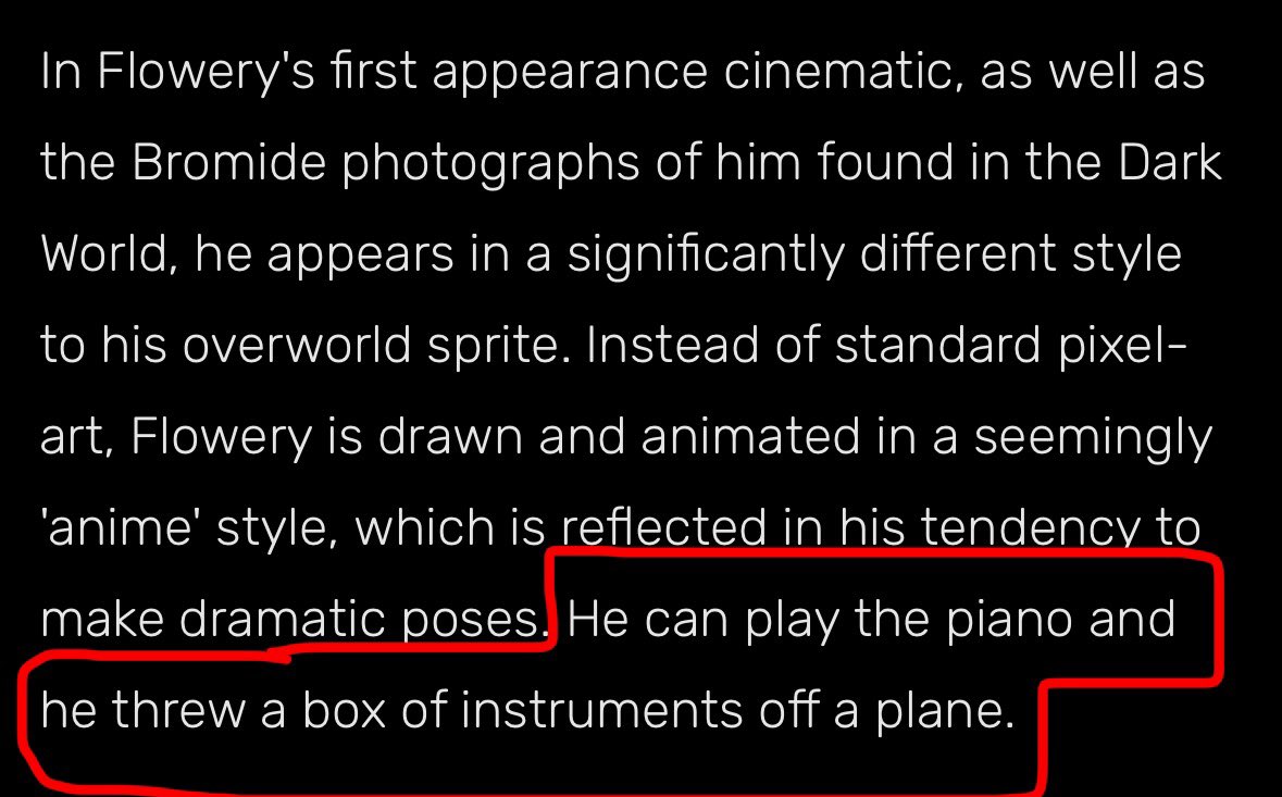 markdoesart421's tweet photo. hey so does anyone know what in the FUCK this is referring to on flowery’s fandom wiki page? did i miss something in chapter 5?? i was gonna get rid of it but i have to know is there actual context https://t.co/QIysfnbx1A
