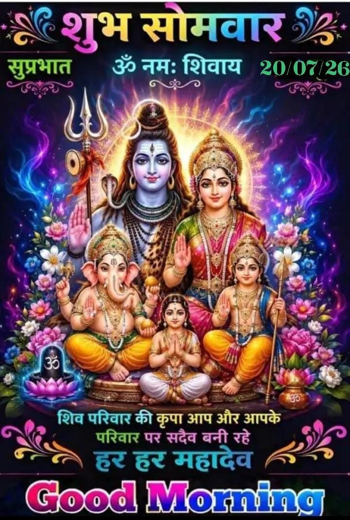 somdutt840's tweet photo. *🌹सत्यम,शिवम,सुंदरम,शिव ही सत्य है,शिव ही सुंदर है  उठो जागो शिव की पूजा,अर्चना आराधना करो नमः शिवाय शुभ सोमवार। महादेव की कृपा सब पर निरन्तर बनी रहे। शिव ही सत्य है,शिव ही कल्याणकारी है,शिव ही सुन्दर है। पार्वतीपति औघड़दानी भगवान शिवशम्भु की जय। "जो भय से मुक्त है वो भाग्यशाली https://t.co/pGkQ4jbddW