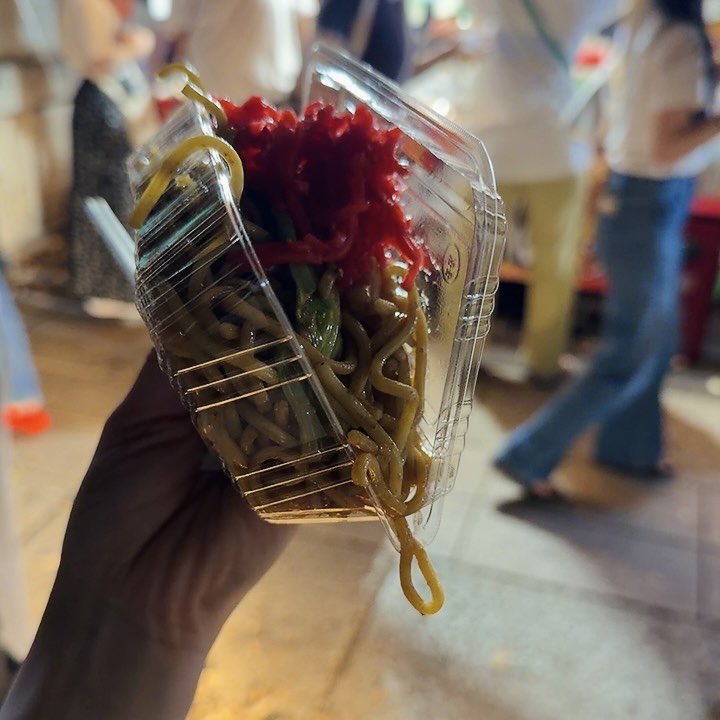 _3zui6's tweet photo. 盆踊りもりもり焼きそば　からのお散歩中級者コース(2時間半) https://t.co/8pYhMMdDMr