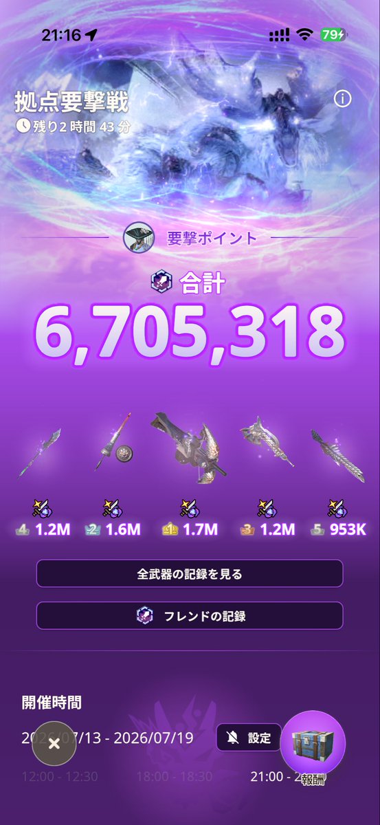shopikun's tweet photo. 670万行けた✌️ https://t.co/aW4GGdHoEx