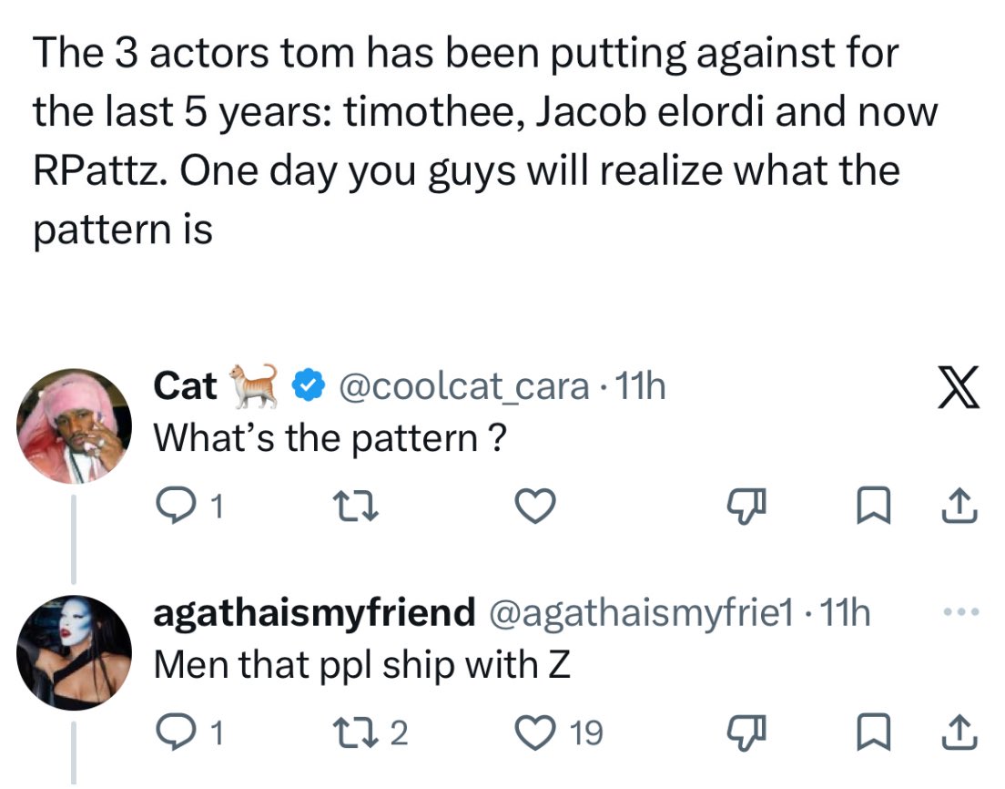 annalssdd's tweet photo. this is the worst take ive read. filmtwt loves to pit actors against each other. last month it was rpattz and timothee. blaming Zendaya is just misogynistic. nobody is shipping Z and her costars https://t.co/LvUjmXLMmE