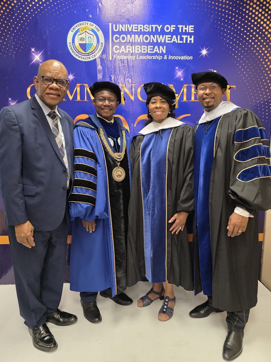nathanielpeat's tweet photo. Deeply honoured and humbled to receive this prestigious Doctorate from the University of the Commonwealth Caribbean. Honorary Doctor of Humane Letters (D.H.L.), honoris causa. https://t.co/RP2jMuSAzb