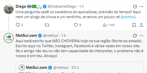 srta_SR71's tweet photo. A melhor conta sobre meteorologia e posso provar. https://t.co/glLtV6rOsN