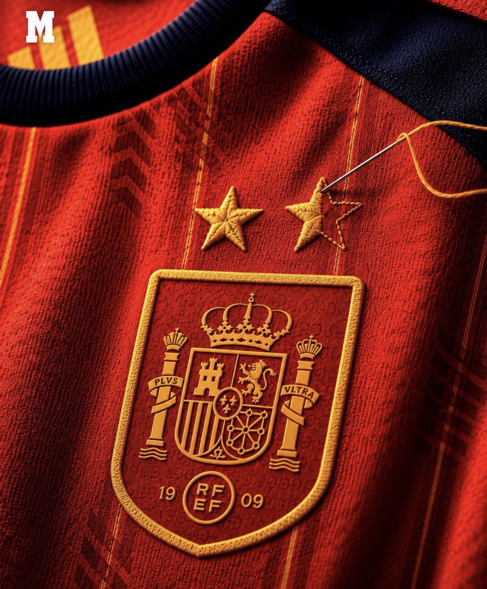 SeMadriz's tweet photo. Yo crecí con la primera foto y ahora vivo la segunda. No sabemos la barbaridad que es tener dos estrellas en nuestro escudo. Un selección que estaba acostumbrada a caer en cuartos y la hemos visto ganar 3 Eurocopas y 2 mundiales. Es una barbaridad que pasará a la historia. https://t.co/rstd9wjfL5