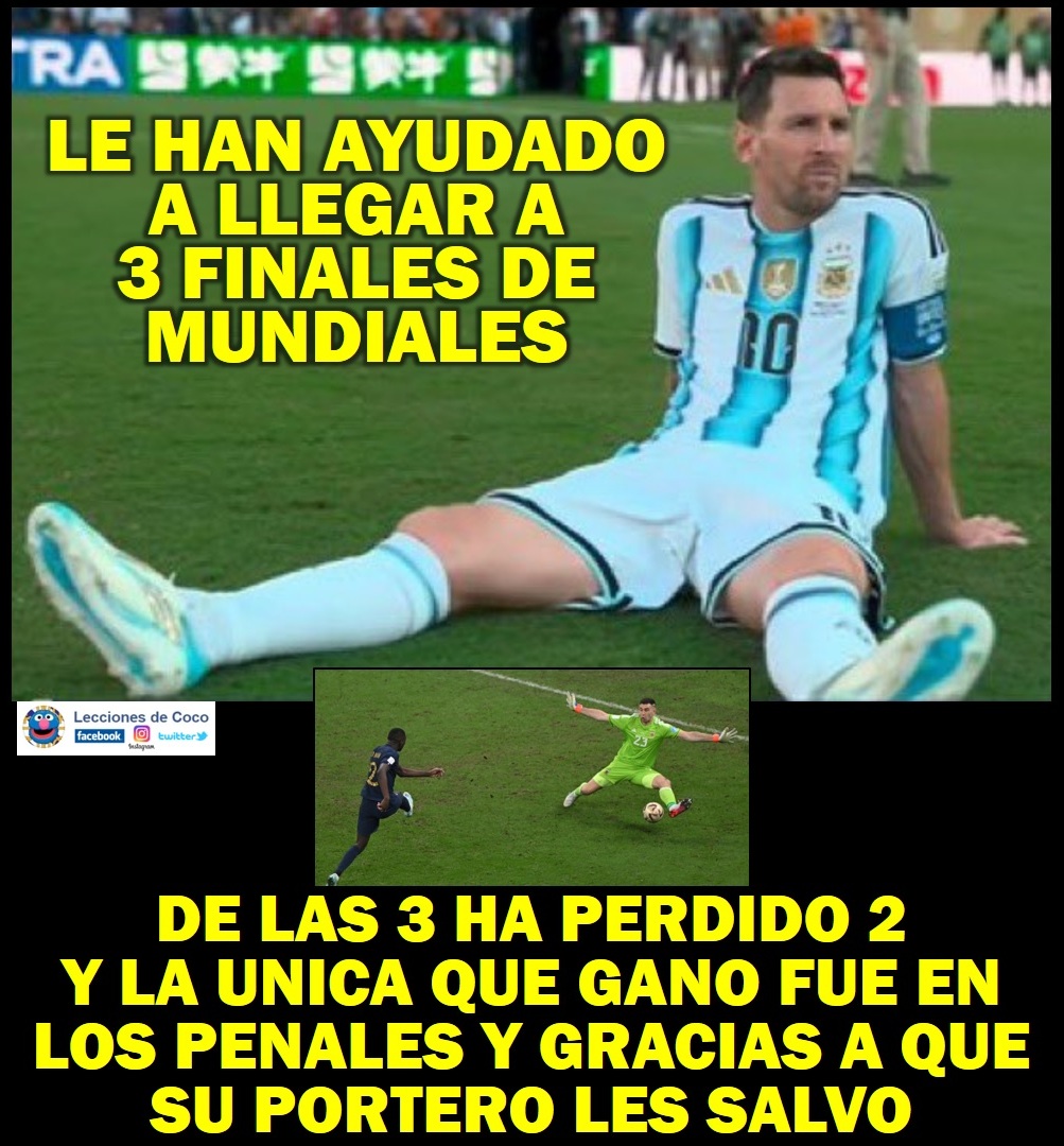 CocoLecciones's tweet photo. Messi The Goat 👇 https://t.co/OV8Z8slWVt