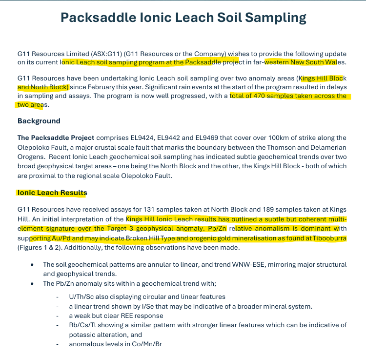 Para_Tweet's tweet photo. #G11 - Ann. Positive early-stage soil geochemistry results https://t.co/HI2PvoSBDP