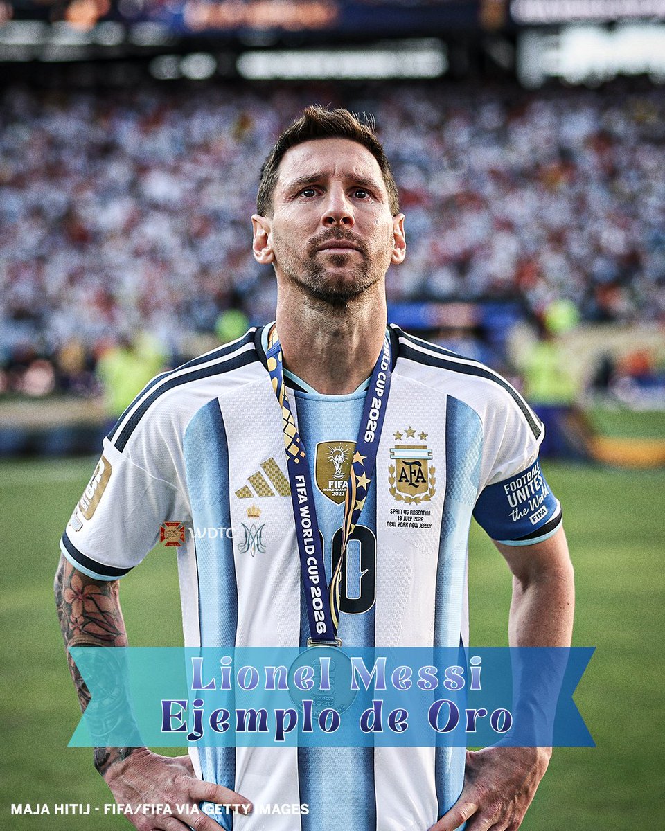 waltertejadac's tweet photo. Con gallarda humildad, sembraron valores; y el mundo los reconoce. ¡Gracias, Capitanes!

cc @afa @Argentina @AFASeleccionEN 
#SelecciónArgentina 
#LionelMessi #Messi #GOAT
#Argentina https://t.co/ppLQMzYTIB