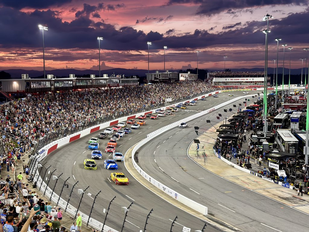 tsuperspeedway's tweet photo. What a beautiful place for a NASCAR race. Welcome back @NWBSpeedway! https://t.co/SFWddjRC4Z