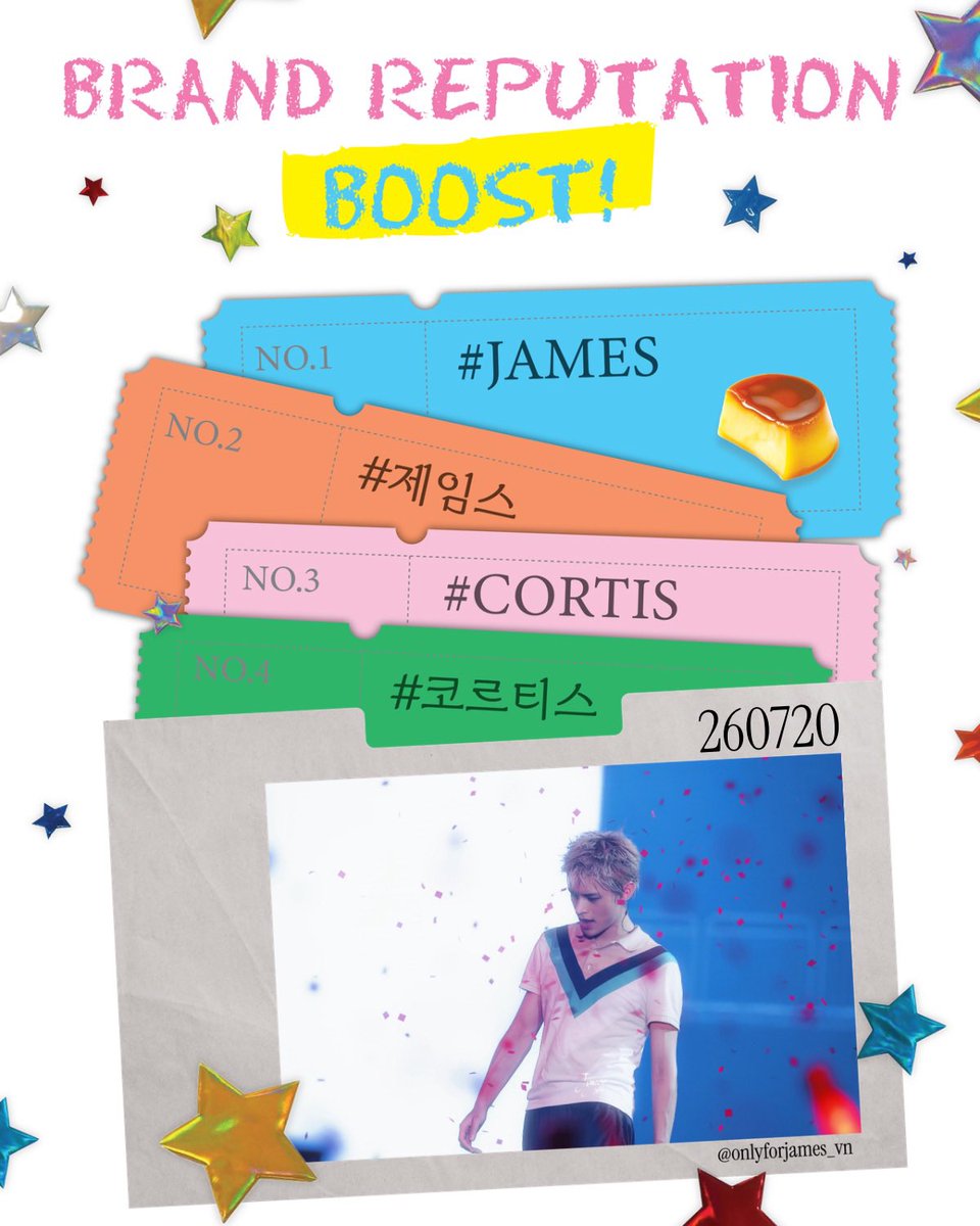 ofjvn_'s tweet photo. 260720 | DAILY BRAND REPUTATION BOOST FOR JAMES 🦅 

🎯: 400 REPLIES & 200 LIKES

• Use pictures, videos or gifs to prevent spam detection.
• Do not use emojis.
• Please use different compliments in English or Korean, and include hashtags.

2️⃣ DAILY SEARCHING BOOST “코르티스 제임스" & "JAMES CORTIS"

🔗 Google: https://t.co/RCtPYi5z6u
🔗 Naver: https://t.co/lmJZPi5Bkr
🔗 Daum: https://t.co/Phkc1drHJO

©️ Jyannn_1014

#JAMES #제임스