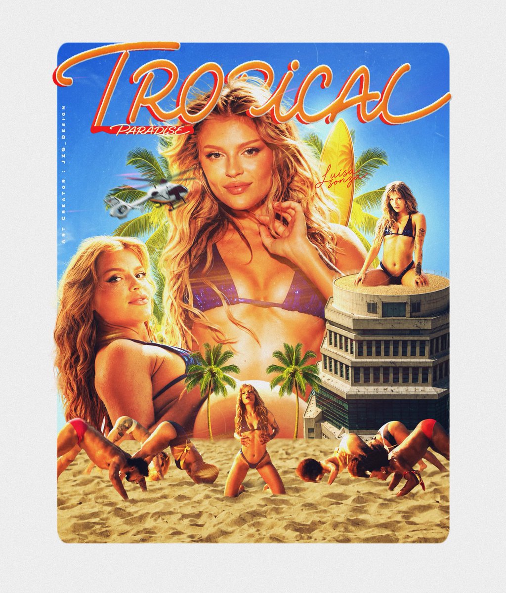 Design_Jzg's tweet photo. TROPICAL PARADISE 🌴🔥 / ART by me
@luisasonza 
.
.
.
.
.
#luisasonza https://t.co/hSVhA1eAtL