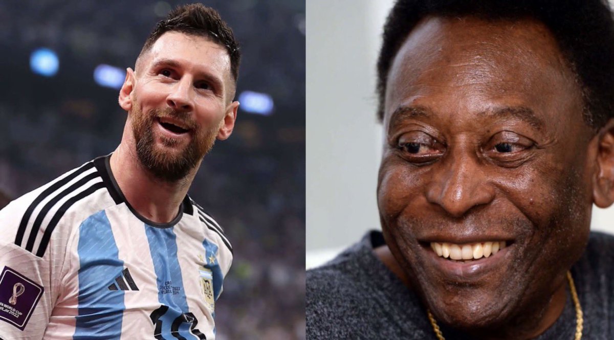QuesaVerdades's tweet photo. Me estás diciendo que quieren imponer como “MEJOR JUGADOR DEL MUNDO” a un tipo que solo tiene una sola copa (con trampas)…

Por encima del que tiene 3 copas…?

Ni a los talones le llega Messi a Pelé… https://t.co/6MBxP7Vt5B