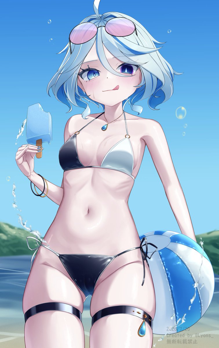 Ly0ns_'s tweet photo. 海のフリーナ💙 https://t.co/OJKHTHgvwc