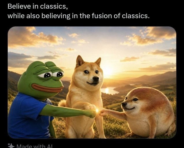 WhatTheDog_RH's tweet photo. PEPE + DOGE = What the dog doing ? https://t.co/29uKftuNMK