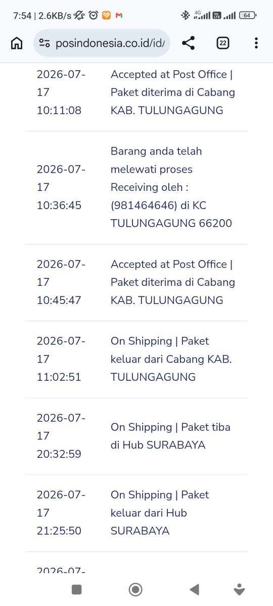 ezafauzi's tweet photo. Saya ingin menyampaikan keluhan kpd @PosIndonesia. Saya sangat percaya layanan Pos IDN sangat bisa diandalkan dan amanah. Pengirimannya juga cepat. Saya mengirim casan laptop saya yang tertinggal saya bawa ke luar kota. Jumat tgl 17 ibu saya kirim ke Pos Tulungagung. https://t.co/2gJivXiAEV