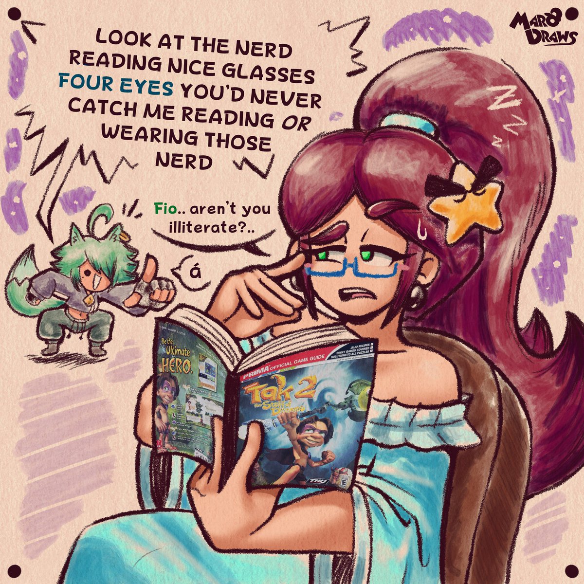 MaroDraws's tweet photo. (OCs) Four Eyes ⭐️ https://t.co/yc3vWetdWa