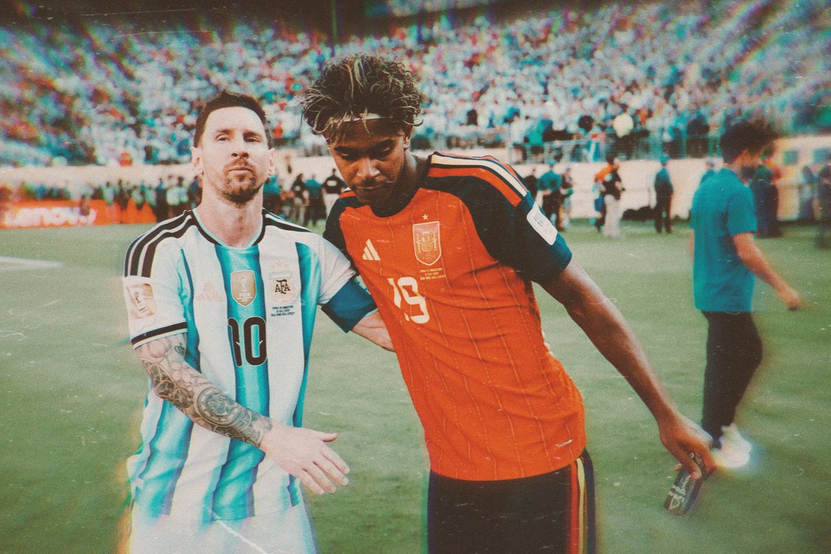 LastTiimeNow's tweet photo. Lionel Messi 🗽 Lamine Yamal
#FIFAWorldCup https://t.co/gCw3SOCE5f