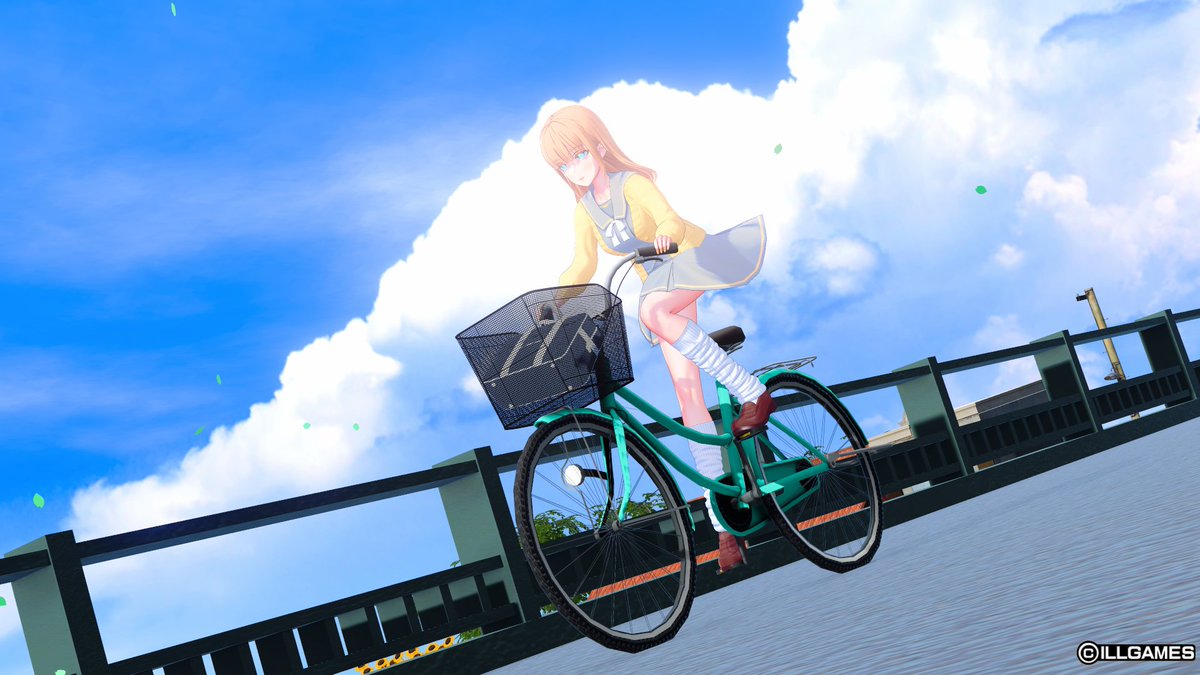 Na_Yu_0722's tweet photo. 眩しい夏、回る車輪。
ゴルドゥさんの『夏と自転車とセーラー服』をお借りして少しアレンジしたよ。素敵なシーンをありがとう。
#アイコミ https://t.co/ck7ERyhUiJ