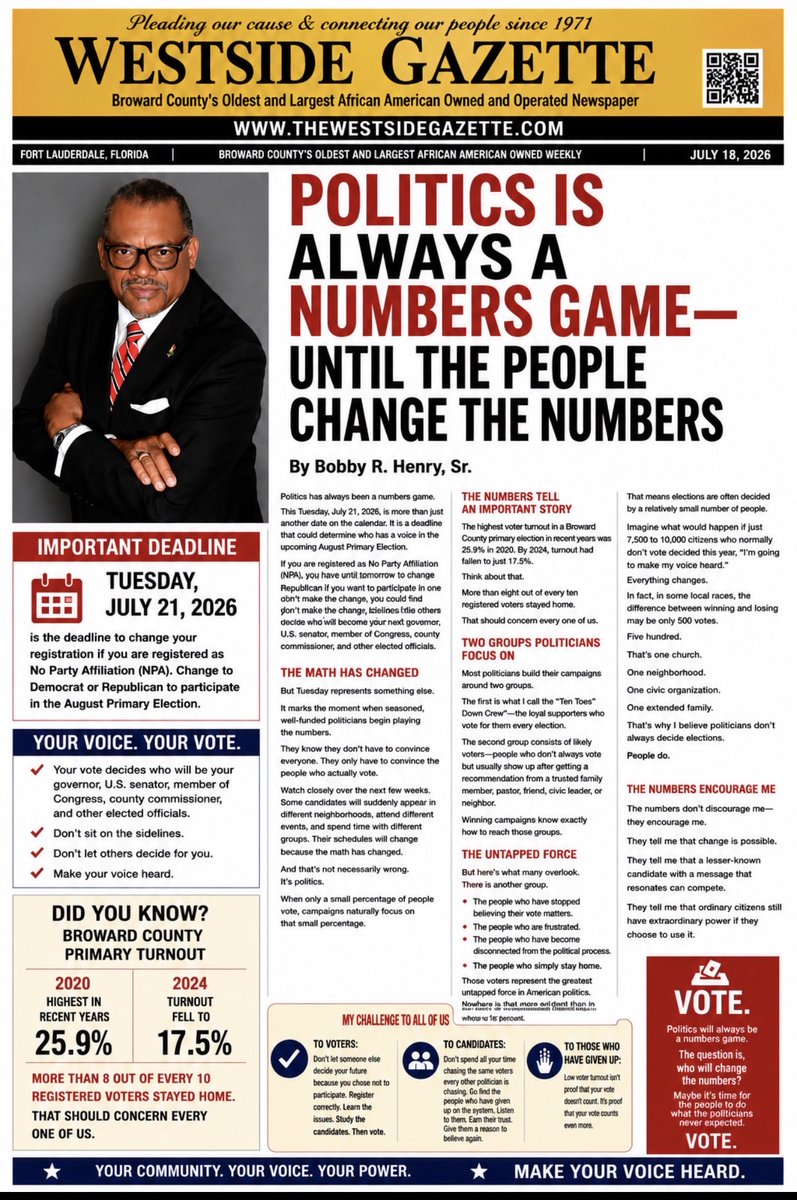 bobbeque's tweet photo. Are you sure about your voting status? https://t.co/dN5T6e3PJF