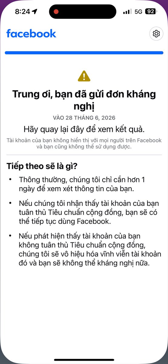 trungzaki's tweet photo. UPDATE Day 22 (20/07): Tested 72h full logout (15/07-20/07) as suggested, still same yellow screen today. Zero change.
Confirms it's Meta server sync bug. @finkd @andymstone https://t.co/yZS07TyrFt