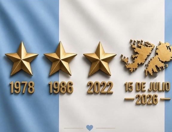 ethos_enred's tweet photo. Argentina perdió una final. Pero el 15 de julio ganó algo que ninguna copa entrega.
Las estrellas del 78, el 86 y el 22 se cuelgan en el pecho. La del 15/7 se lleva en la memoria de un equipo que puso a Malvinas frente a los ojos del mundo y no renuncia a lo que le pertenece.
Hay actos que valen más que un título. 🇦🇷
#Malvinas