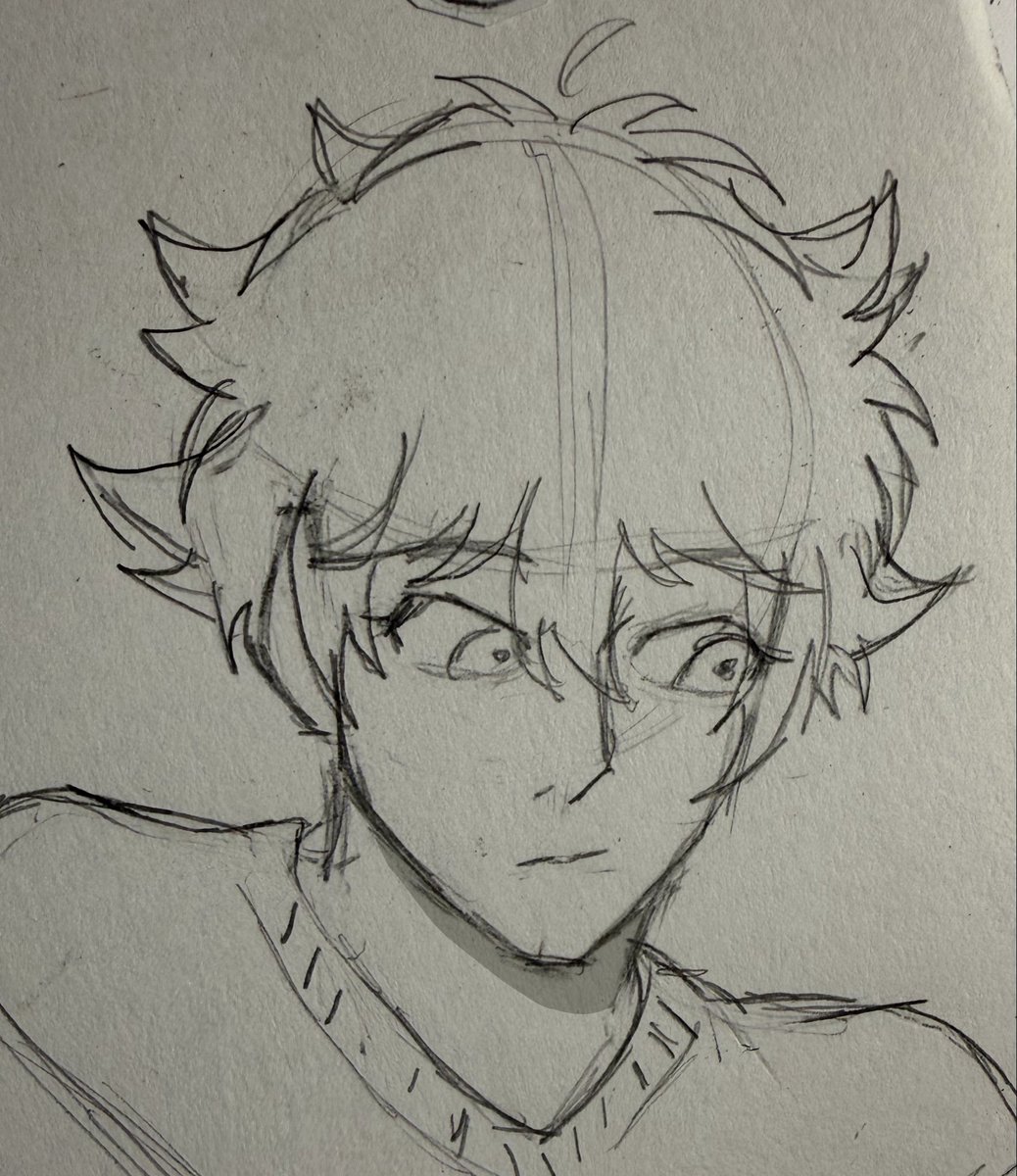 nagokoti2's tweet photo. quick yatora sketch i didn’t feel like detailing his hair https://t.co/iAdt9NySqC