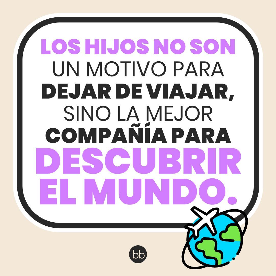bbmundo_com's tweet photo. No dejes de viajar por tener hijos. El mundo también es parte de su infancia 🌟 https://t.co/EDz2KVgYl5