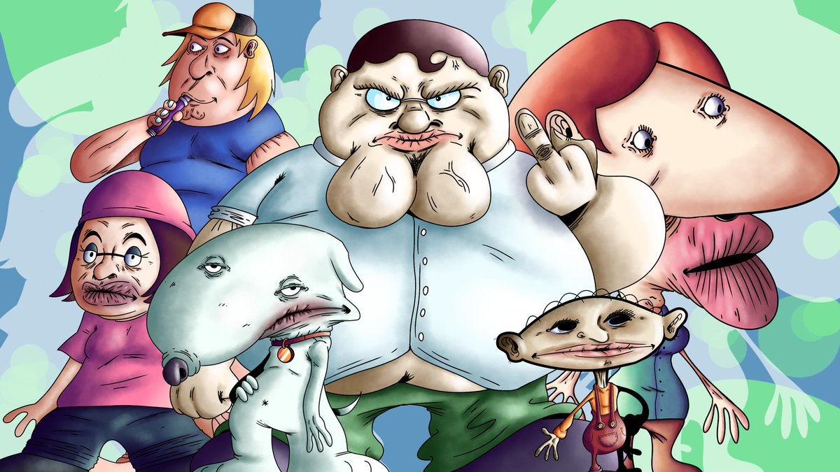 trippytails's tweet photo. The family: GUY 

#art #familyguy #fanart #familyguyfanart #petergriffin https://t.co/qWWjkGc2c7