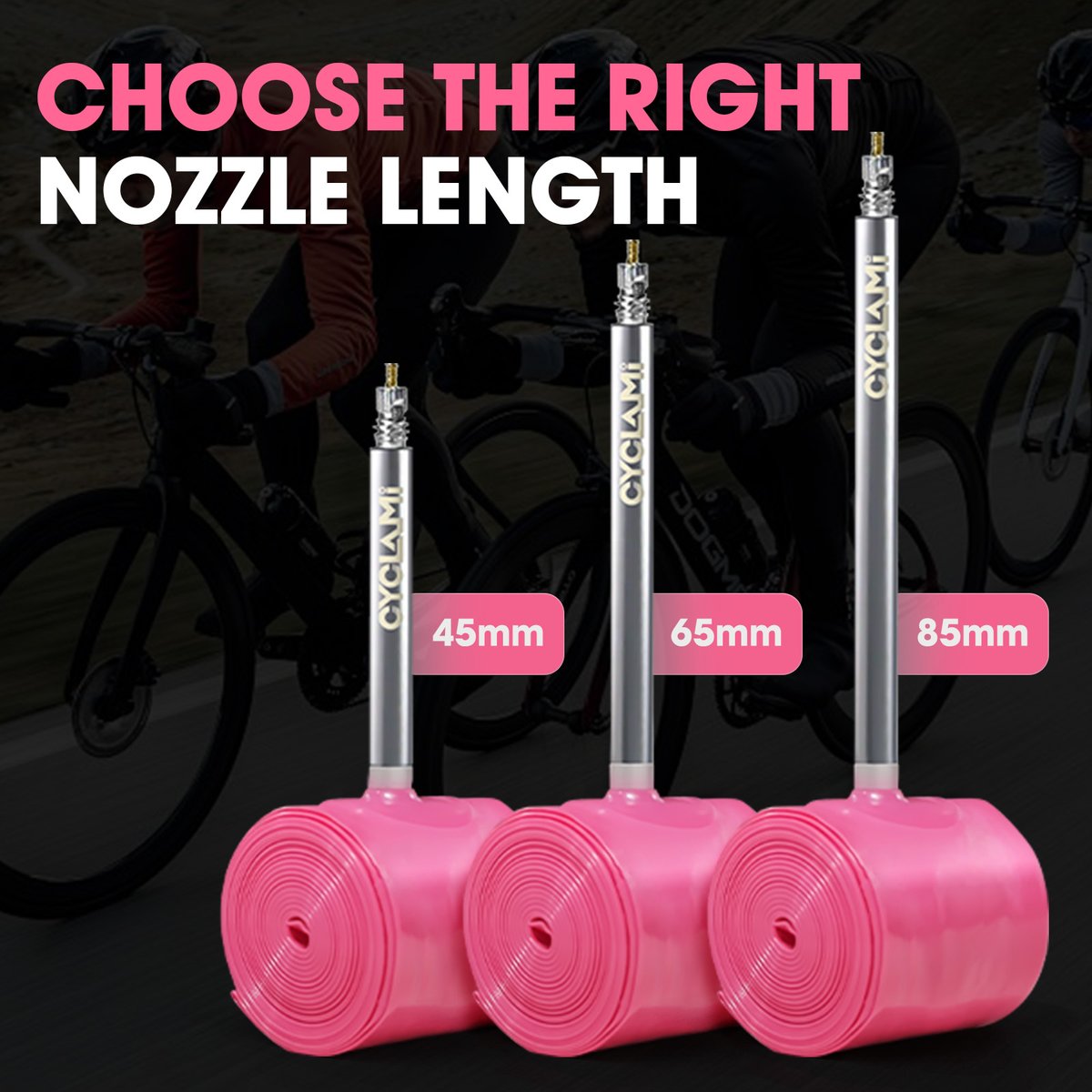 _CYCLAMI_'s tweet photo. 🚴 Ride lighter with CYCLAMI Pink TPU Inner Tube! 🌸
Only ≈30g with 80% less storage volume than rubber tubes. TPU material improves puncture resistance, while 100% leak testing ensures reliable performance. Ready for your next ride? 💨

#cyclami #tpuinnertube #cycling #bikegear https://t.co/m2fInvyU3v