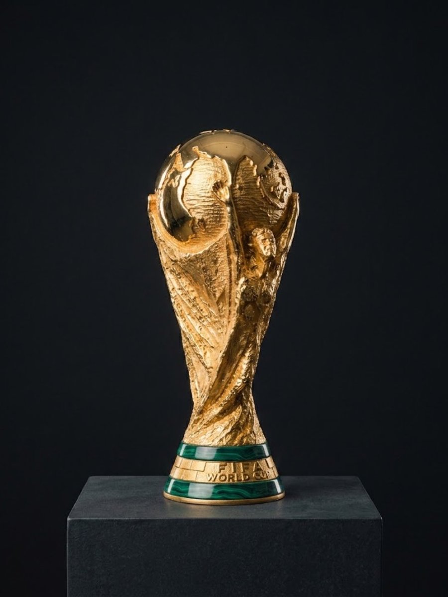 aura_de_barrio's tweet photo. 🌍 El trofeo más icónico del fútbol ya tiene rumbo.

La Copa del Mundo está en movimiento. El trofeo más reconocido del planeta emprendió viaje hacia Europa, con España como destino, y con él viaja también toda la historia que carga: ochenta y cuatro años de finales, de generaciones enteras definidas por un resultado, de países que encontraron en ese objeto dorado algo mucho más grande que un partido de fútbol.

No hace falta ningún otro argumento para explicar por qué el fútbol es el deporte más universal que existe. Un trofeo viaja y el mundo lo sigue. Eso no lo logra ninguna otra disciplina.

Desde Aura Studio seguimos de cerca la cultura futbolística en todas sus formas: sus símbolos, su historia y los momentos que la hacen grande.

#FootballCulture #AuraStudio #FIFAWorldCup #Spain #Football
