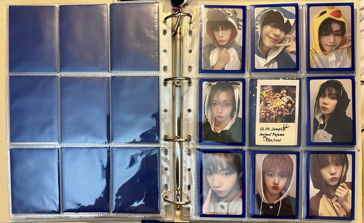 LovelyJourneys_'s tweet photo. It's time for my OT9 Binder Tour (that absolutely no one asked for)🤭.

These are my favorite sets that I just couldn't let go of. Multiple binders are definitely not for the weak— especially when I need same pocas for OT9 sets, for my bias line, and for my crashouts.

I've already let go of a lot of my sets and kept only my favorites (and few dupes). The money went toward new pocas (where else 🙄), pledges, supporting my favorite artists, and other fangirl expenses. This comeback, I just want to enjoy collecting with less stress while supporting my nine however I can. Collecting will always be part of the game. 😂

Maybe tomorrow I'll do my Haneulz crashout binder tour.

PS: Also, my priority for this comeback is the OT9 photocards with the members’ drawings on the back. 🧑🏻‍🎨

#AHOF