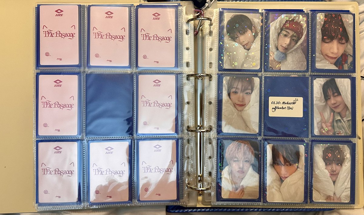 LovelyJourneys_'s tweet photo. It's time for my OT9 Binder Tour (that absolutely no one asked for)🤭.

These are my favorite sets that I just couldn't let go of. Multiple binders are definitely not for the weak— especially when I need same pocas for OT9 sets, for my bias line, and for my crashouts.

I've already let go of a lot of my sets and kept only my favorites (and few dupes). The money went toward new pocas (where else 🙄), pledges, supporting my favorite artists, and other fangirl expenses. This comeback, I just want to enjoy collecting with less stress while supporting my nine however I can. Collecting will always be part of the game. 😂

Maybe tomorrow I'll do my Haneulz crashout binder tour.

PS: Also, my priority for this comeback is the OT9 photocards with the members’ drawings on the back. 🧑🏻‍🎨

#AHOF